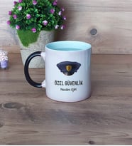 Özel Güvenlik Görevlisi Kupa Bardak Sihirli Fotoğraflı