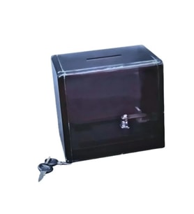 Tipbox - Bahşiş Kutusu Füme 17x11xh15cm