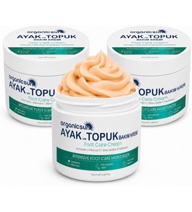 ve Topuk Çatlak Bakım Kremi 100ml x 3 Adet - Ayak Kokusu, Tırnak Bakımı Avokado ve Shea Yağlı Yoğun Nemlendirici