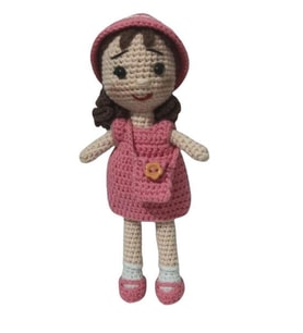 Minyatür Yaren Bebek Amigurumi Organik Oyuncak