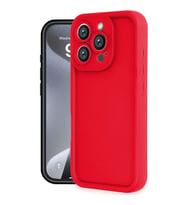 Apple İphone 16 Pro Max Kılıf Viera Silikon - Kırmızı