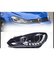volkswagen golf 6 (2009.2012)  15 ledli  mercekli far