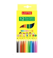 Lotte Kuru Boya Kalemi Tam Boy 12 Renk Lt940-12