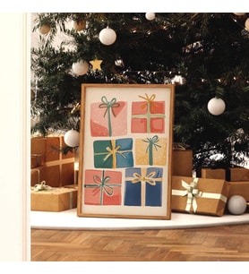Soluk Renkler Retro Noel, Eklektik Mekanlar İçin Nostaljik Şenlik Dekoru  Bohem Tatil