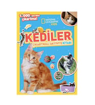National Geographic Kids Kediler Çıkartmalı Faaliyet Kitabı