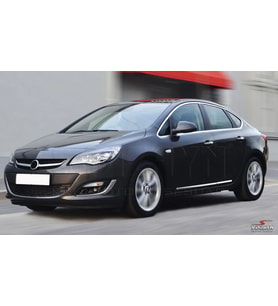 Opel Astra Uyumlu J Sedan Kapı Koruma Çıtası Krom 2012 Üzeri