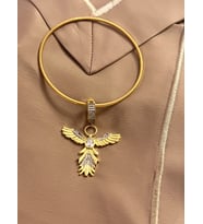 Peri Model Ajda Bilezik 925 Ayar Gümüş Charm