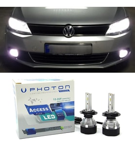 Vw Jetta Mk6 Led Xenon Uzun Far Ampulü H7 Access Yeni Seri Beyaz 2010-2018