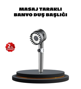Masaj Uçlu Yüksek Basınçlı Duş Başlığı Spa Etkili