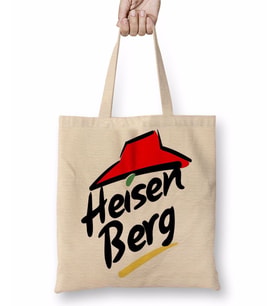 Heisenberg Breaking Bad Logo Pizza Bez Çanta Uzun Saplı