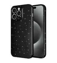 Apple iPhone 15 Pro Kılıf Kamera Korumalı Simli Lüks Zore Koton Kapak