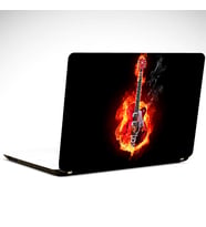 Gitar Ateş Laptop Sticker 17 inch (39X27CM)