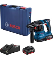 Professional GBH 185-LI Akülü SDS-Plus Kırıcı Delici (18 Volt, 2 x 4,0 Ah Akü, Şarj Cihazı, 1,9 J, Betonda Delme Çapı: 22 mm, Plastik Çanta)