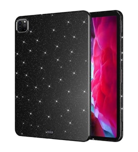 Lexroo iPad Pro 11 2022 M2 Simli Parlak Görünümlü Tablet Koton Kılıf - Siyah