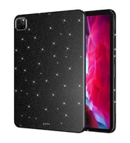 Lexroo iPad Pro 11 2022 M2 Simli Parlak Görünümlü Tablet Koton Kılıf - Siyah