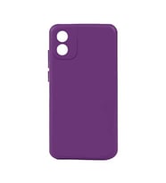 Coverzone TCL 303 ile Uyumlu Silikon K?l?f - Soft ve P�r�zs�z D?? Y�zey, Ultra ?nce Yap?l?, Esnek Silikon Arka Kapak - Mor