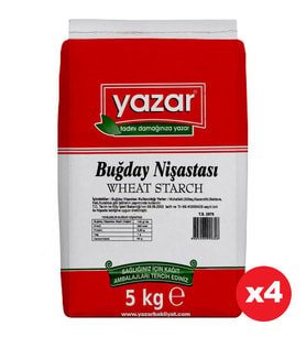 5 Kg x 4 Paket - Yazar Buğday Nişastası