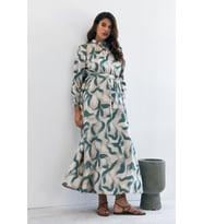Soft Desenli Elbise - Mint (Mint Yeşili)