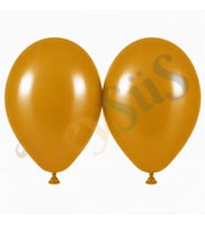 Zerdeçal Renk Lateks Retro Balon (50 cm) - 2 Adet