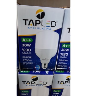 TAPLED AYDINLATMA A++ 30W %90 ENERJİ TASARRUF