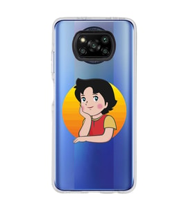 Poco X3 Pro / X3 NFC Uyumlu Heidi Tasarımlı Şeffaf Telefon Kılıfı