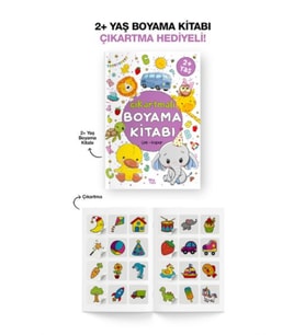 Çıkartmalı Boyama Kitabı 2 Yaş +