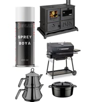 Siyah Isıya Dayanıklı 600° Fırın Sprey Boyası 400 Ml.