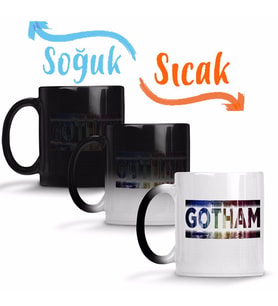 Gotham Cor Sihirli Kupa Bardak Porselen