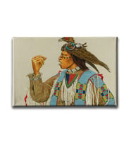 Kızılderili Erkek Portresi  Canvas Tablo ETY104