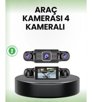 Mey İthalat® Gps’Li 4 Kameralı Araç İç Dış Kayıt Sistemi 1080P Wifi Destekli