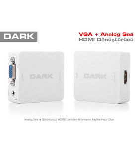 DARK DK-HD-AVGAXHDMI VGA to HDMI + Audio ÇEVİRİCİ