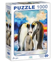 Penguen Ailesi 1000 Parça Puzzle
