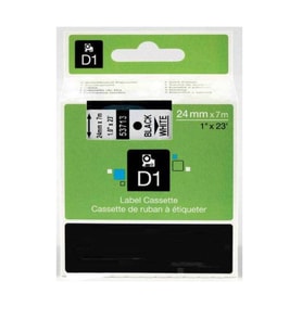 Dymo 53713 Beyaz Üzerine Siyah Muadil Etiket (Çok Renkli)