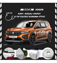 Dacia Joger Oto Araç Kapı Koruma Fitili 5metre Parlak Beyaz Renk