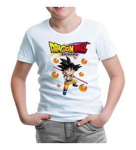 Dragon Ball Daima Küre Beyaz Çocuk Tshirt