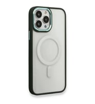 Apple İphone 14 Pro Max Kılıf Room Magneticsafe Silikon - Köknar Yeşili