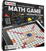 Ahşap Redka Matematik Oyunu - Matematik Çözmece Oyunuz - İşlem Oyunu Zeka Oyunu