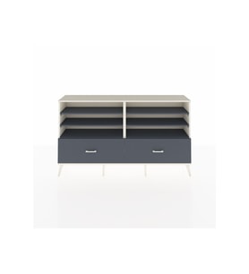 Arges Konsol 6 Raflı 2 Çekmeceli  176x30x99 Aytaşı-Antrasit
