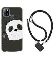 INFINIX Smart 4 5 6 Zero 8 S5 Pro Kılıf Boyun Askılı Silikon Hello Panda 1709