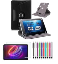 Casper VIA S40 10.4" Uyumlu Standlı Tablet Kılıfı + Kırılmaz Ekran Koruyucu+ Dokunmatik Kalem (Siyah)