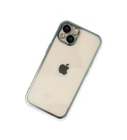 İphone 14 Kılıf  Lensli  - Yeşil