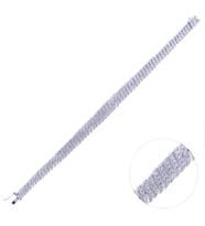 Nusnus Gümüş Kadın Bileklik (ZRK 2160) Taşlı Su Yolu Model 24.3 gr