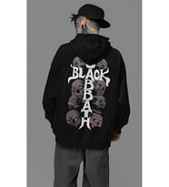 Kurukafa Tasarım Müzik Grubu Baskılı Unisex Oversize Black Sabbath Hoodie