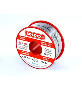 60-40 Lehim Teli 200 Gr 1,2 Mm - Sn:60 / Pb:40
