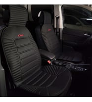 Chery Tiggo 8 Pro Excellent Uyumlu Oto Koltuk Minderi Ön 2'li Set Bumerang Serisi SİYAH