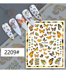 Adanil Kelebek Jaguar Desenli Sticker J0-2209