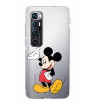 Xiaomi  Mi 10 Ultra  Kamera Korumalı Kapak Mickey Mouse Tasarımlı Şeffaf  Kılıf