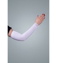 Beyaz Tesettür Kolluk Viskon Kumaş Dantelli 1002_42