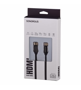 Sonorous Black Series 4K HDMI Kablo - Ultra HD - 2 Metre Kablo