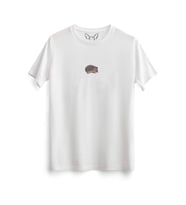 Animal Kirpi Dijital Baskılı Çocuk Beyaz Tshirt